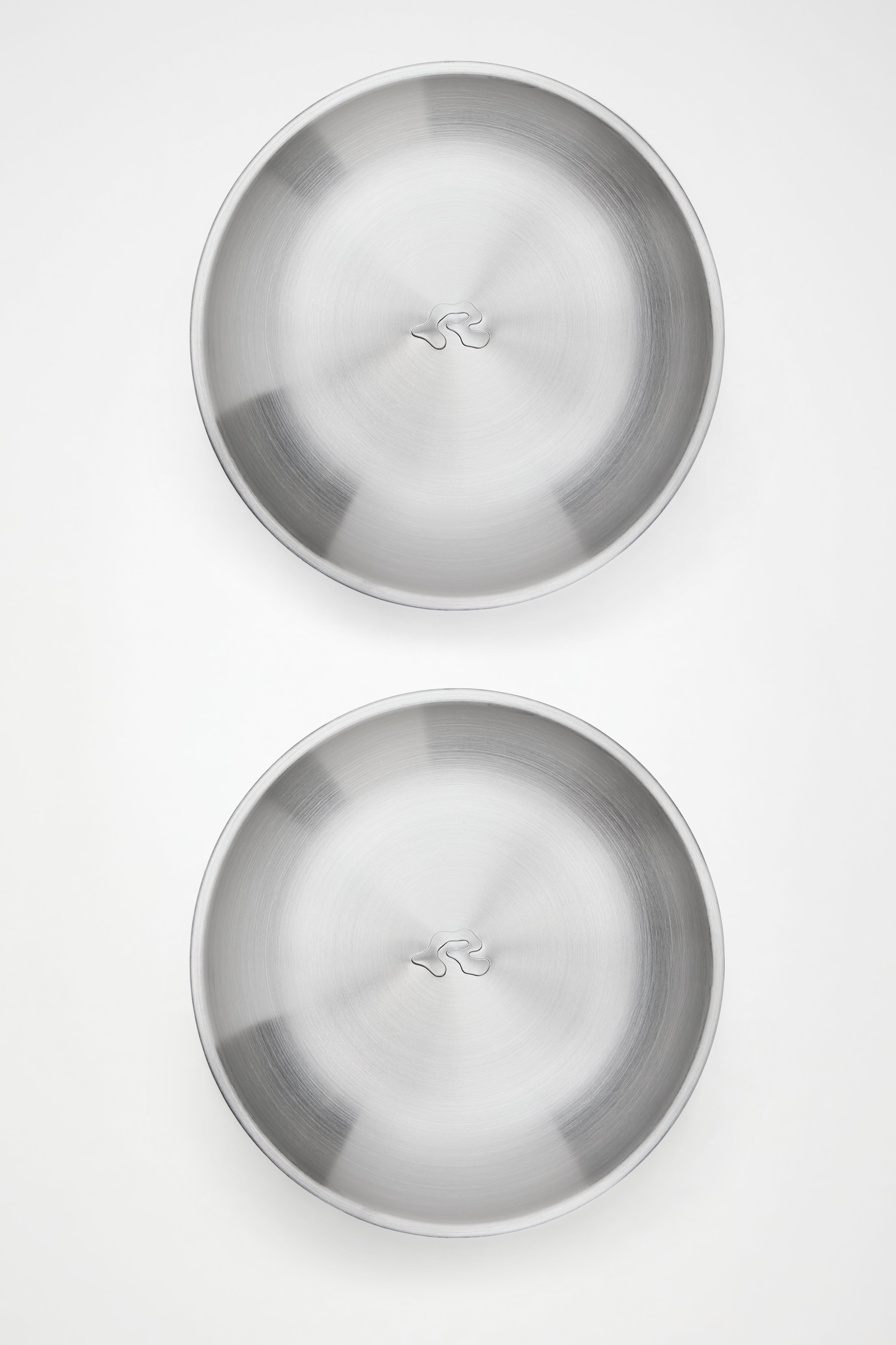 Stainless Steel 2-Pack Deep Plates